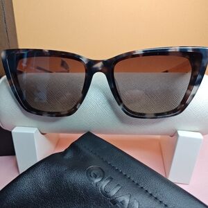 Quay Black Tortoise Sunglasses